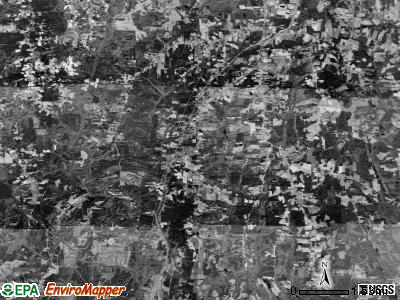 Kittrell township, North Carolina satellite photo by USGS