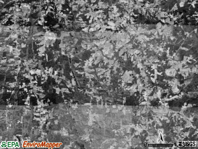 Hayesville township, North Carolina satellite photo by USGS