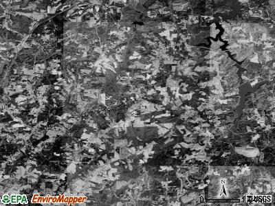 Belews Creek township, North Carolina satellite photo by USGS