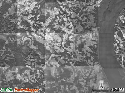 Colerain township, North Carolina satellite photo by USGS