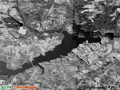 Gilmer township, North Carolina satellite photo by USGS