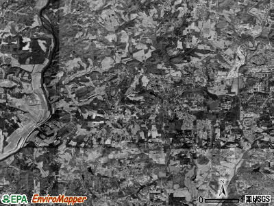 Vienna township, North Carolina satellite photo by USGS