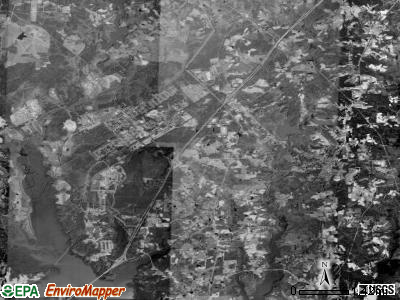 Dutchville township, North Carolina satellite photo by USGS