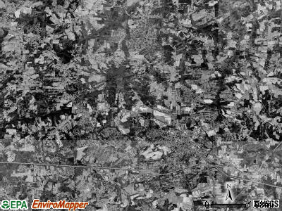 Kernersville township, North Carolina satellite photo by USGS