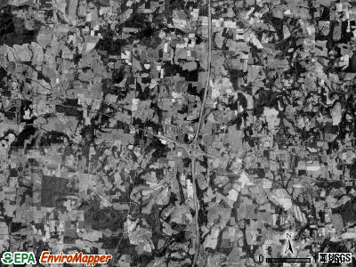 North Buck Shoals township, North Carolina satellite photo by USGS