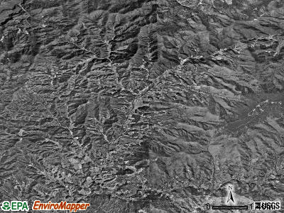 Harrell township, North Carolina satellite photo by USGS