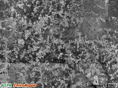 Cedar Rock township, North Carolina satellite photo by USGS