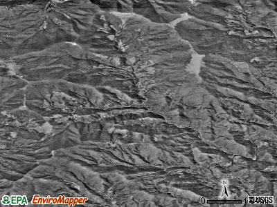 Roaring Creek township, North Carolina satellite photo by USGS