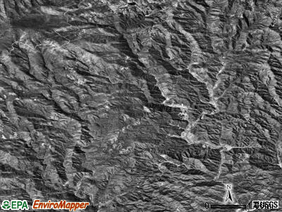 Globe township, North Carolina satellite photo by USGS