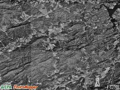 Beaver Creek township, North Carolina satellite photo by USGS