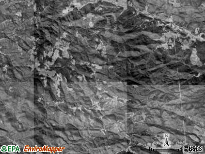 Brushy Mountain township, North Carolina satellite photo by USGS
