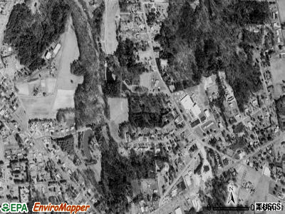 Abbotts Creek township, North Carolina satellite photo by USGS