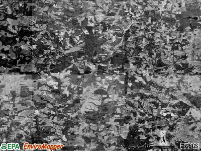 Clarksville township, North Carolina satellite photo by USGS