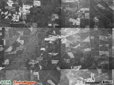 Sumpter township, Arkansas satellite photo by USGS