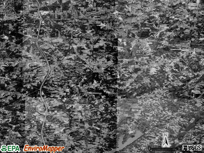 Midway township, North Carolina satellite photo by USGS