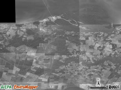 Skinnersville township, North Carolina satellite photo by USGS
