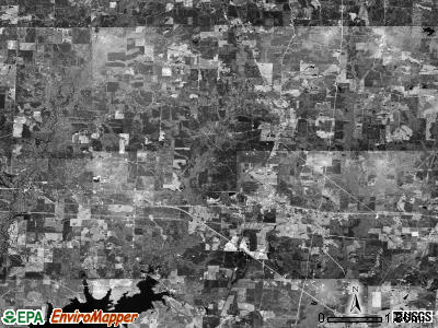Waldo township, Arkansas satellite photo by USGS