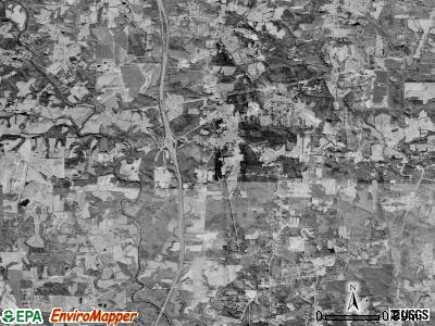 Level Cross township, North Carolina satellite photo by USGS