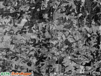 Bethany township, North Carolina satellite photo by USGS