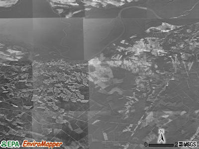 Jamesville township, North Carolina satellite photo by USGS