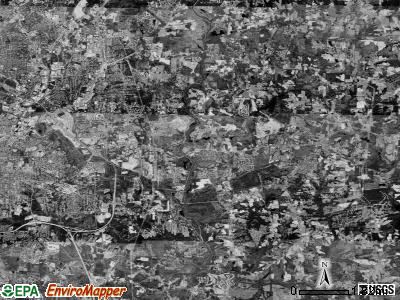 St. Matthews township, North Carolina satellite photo by USGS