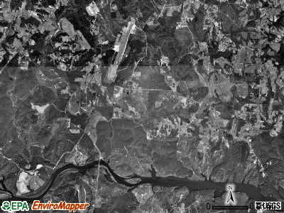 Smoky Creek township, North Carolina satellite photo by USGS