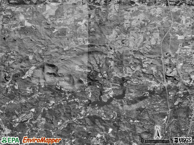 Back Creek township, North Carolina satellite photo by USGS