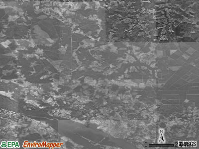 Washington township, North Carolina satellite photo by USGS