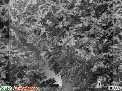 Fallstown township, North Carolina satellite photo by USGS