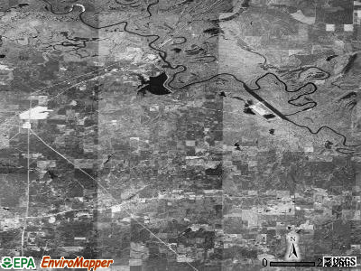 Franklin township, Arkansas satellite photo by USGS