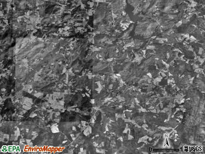 Concord township, North Carolina satellite photo by USGS