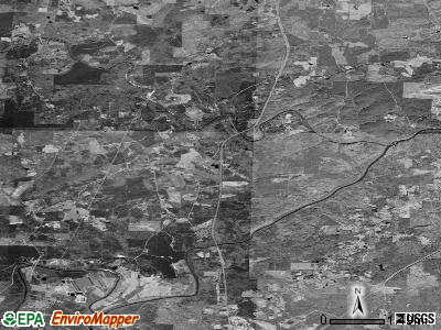 Oakland township, North Carolina satellite photo by USGS