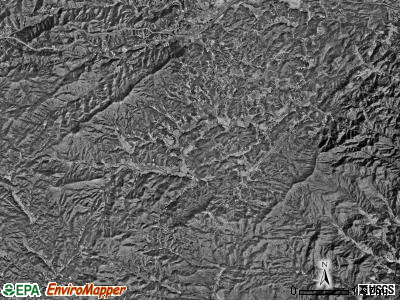 Crooked Creek township, North Carolina satellite photo by USGS