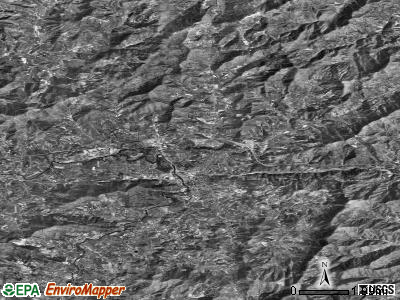 Beaverdam township, North Carolina satellite photo by USGS