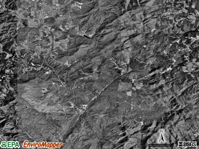 Brackett township, North Carolina satellite photo by USGS