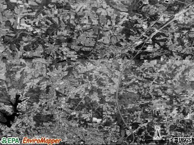 China Grove township, North Carolina satellite photo by USGS