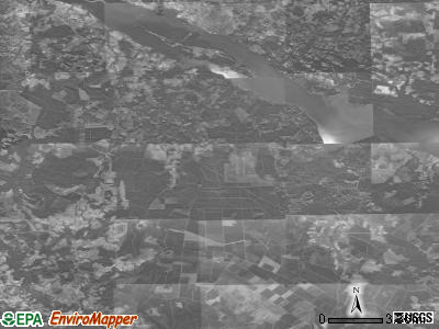 Chocowinity township, North Carolina satellite photo by USGS
