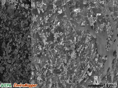 Harris township, North Carolina satellite photo by USGS