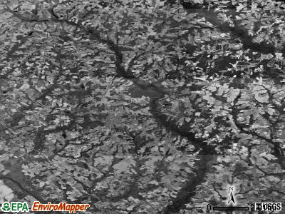 Grove township, North Carolina satellite photo by USGS