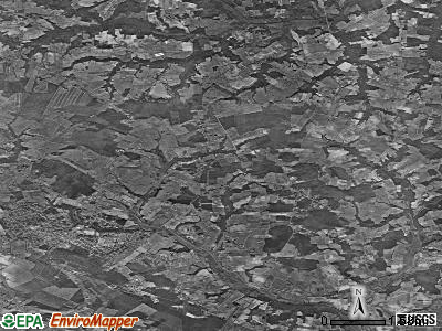 Saulston township, North Carolina satellite photo by USGS