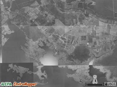 Swan Quarter township, North Carolina satellite photo by USGS