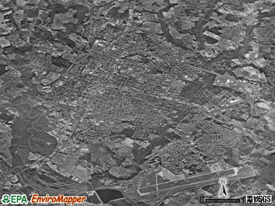 Goldsboro township, North Carolina satellite photo by USGS