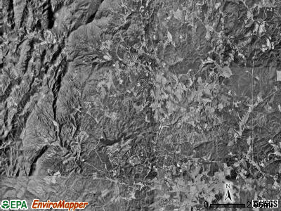 Cooper Gap township, North Carolina satellite photo by USGS