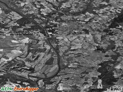 Duke township, North Carolina satellite photo by USGS