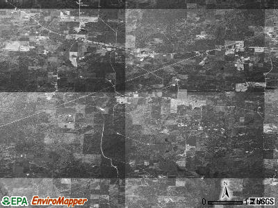 Garner township, Arkansas satellite photo by USGS