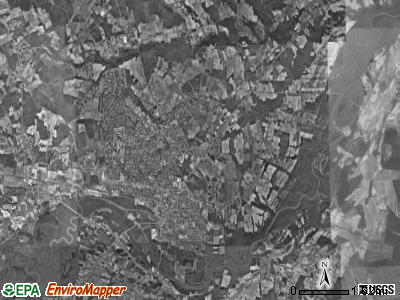 Kinston township, North Carolina satellite photo by USGS