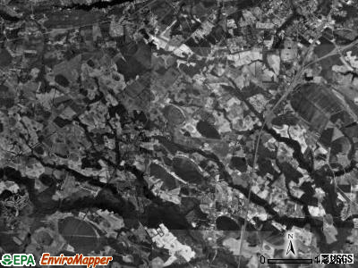 Parkton township, North Carolina satellite photo by USGS