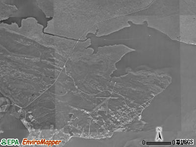 Atlantic township, North Carolina satellite photo by USGS