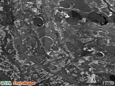 White Oak township, North Carolina satellite photo by USGS