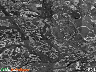 Hollow township, North Carolina satellite photo by USGS